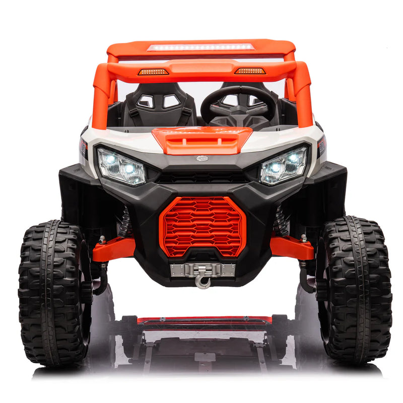 2025 XXL UTV Buggy Two Seater 24V Kid Ride on Car Orange (Pre-Order)