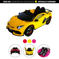 Lamborghini Aventador SVG Sports Ride on Car - DtiDirect.com