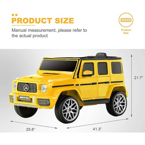 2023 12V Licensed Mercedes-Benz AMG G63 Kids Ride On Car One Seater - Toys For All · Canada
