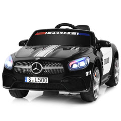 2023 12V Police Mercedes-Benz SL500 Kids Ride On Car with LED Siren Lights, Remote Control - Toys For All · Canada